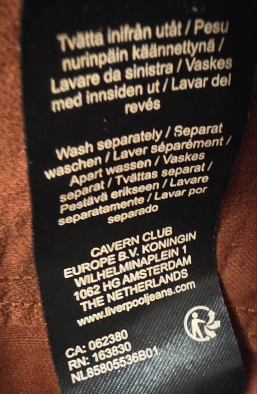 Liverpool Women's Rust Orange Denim Jacket - Picture 4 of 4